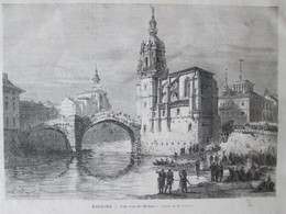 Gravure  1872  BILBAO  Une Vue De Bilbao - Vizcaya (Bilbao)