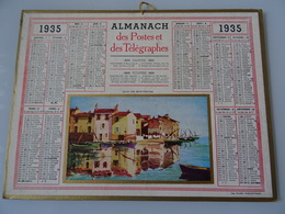 Almanach Des Postes De 1935  Quai De Martigues - Grand Format : 1921-40