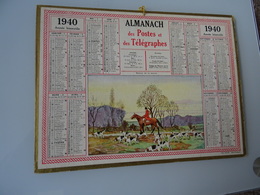 Almanach Des Postes De 1940  Retour De La Meute - Grand Format : 1921-40