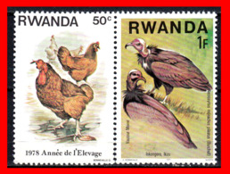 AFRICA../ RWANDA 2 STAMP AÑO 1978 - 1970-1979