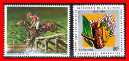 AFRICA../ RWANDA 2 STAMP AÑO 1984 - 1980-1989