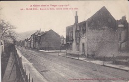 88----SAINT-DIE--rue De La Bolle, Vers La Sortie De La Ville--état Carte Plié En Deux Voir 2 Scans - Saint Die