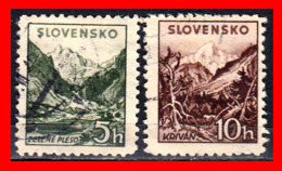 ESLOVAQUIA   SLOVENSKO   STAMP AÑO 1940 TATRA MOUNTAINS AND KRIVAN PEAK - Oblitérés