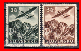 ESLOVAQUIA   SLOVENSKO   STAMP AÑO 1939 PLANES OVER TATRA MOUNTAINS - Gebraucht