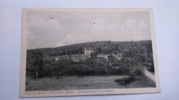 Carte Postale ( L6 ) Ancienne De Bazoches , Le Bourg Bassot Et Le Chateau - Bazoches