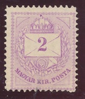 1874. Colour Numbered 2 Krajcar Stamp - Ungebraucht