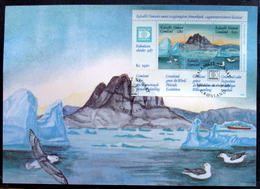 Greenland 1987     MiNr.169-71  Block 1    CARDS Frimærker I Forum 16-10-1987  ( Lot 6631) - Lettres & Documents