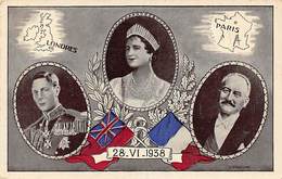 Thème Familles Royales.   Angleterre   Georges VI Et Elisabeth   (voir Scan) - Königshäuser