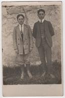 Carte Photo 84 2 Jeunes Hommes Par A. CH. CRESTET - Andere & Zonder Classificatie