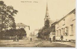 CPA / AK / PK   -   GOUY-lez- PIÉTON   L'Eglise + Rue Du Perron - Courcelles