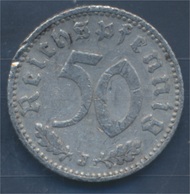 Deutsches Reich Jägernr: 372 1939 J Sehr Schön Aluminium 1939 50 Reichspfennig Reichsadler (7875325 - 50 Reichspfennig