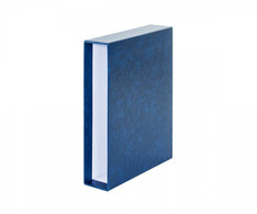 Lindner 116K-B Schutzkassette Für Einsteckbücher ELEGANT (60 Seiten), Blau - Autres & Non Classés