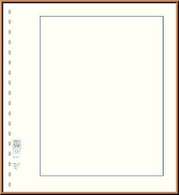 Lindner 802 Lindner Blank Pages, Format: 272 X 296 Mm With 18-ring Perforation - Autres & Non Classés