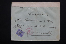 MALTE - Enveloppe Pour Marseille Avec Contrôle Postal - L 21717 - Malte