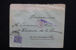 MALTE - Enveloppe Pour Marseille Avec Contrôle Postal - L 21718 - Malte