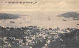Virgin Islands / 10 - St Thomas - Town And Harbour View - Autres & Non Classés