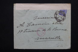 MALTE - Enveloppe Pour Marseille Avec Contrôle Postal - L 21723 - Malte