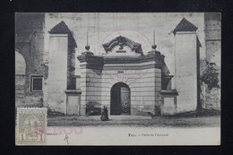 MAROC - Griffe Sebou Sur Timbre De Poste Local Sur Carte Postale De Fez - L 21725 - Sellos Locales