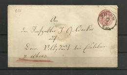 Germany ,Prussia - Cover - Postal  Stationery