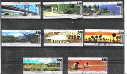 ARGENTINA 2018 NEW EMERGENCY ISSUE OVERPRINTED 50 Px8 DIFFERENTS - Usati