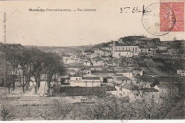 *** 82  ***  MONTAIGU  Vue Générale  TTB  Timbrée - Montaigu De Quercy