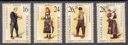 Yugoslavia 2002 Serbian National Costumes Etnology Museum Exhibits, Set MNH - Costumes