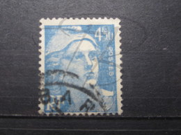 VEND BEAU TIMBRE DE FRANCE N° 718A , " 0 " BRISE !!! - Used Stamps