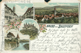 DE BALINGEN / Hohenzollern, Friedricshtrasse, Wasserthurm / CARTE COULEUR - Balingen