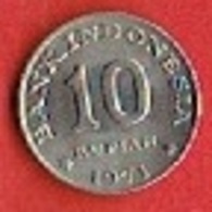 INDONESIA  # 10 RUPIAH FROM 1971 - Indonésie