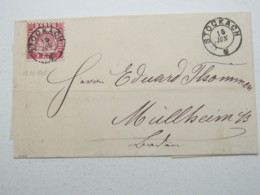 1868 , STOCKACH , Klarer Stempel Auf Sauberem Brief - Cartas & Documentos