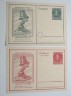 1952 , 10 Und 20 Pfg. MAIFEIER , 2  Ungebrauchte Ganzsachen - Postcards - Mint