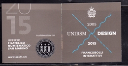 SAN MARINO 2015 LAUREA IN DESIGN UNIVERSITÀ DI LIBRETTO BOOKLET MNH - Cuadernillos