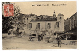 MONTAIGU DE QUERCY - MONTAIGU (82) - Place De La Fontaine - Ed. Lacroix - Montaigu De Quercy