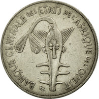 Monnaie, West African States, 100 Francs, 1975, Paris, TB+, Nickel, KM:4 - Côte-d'Ivoire