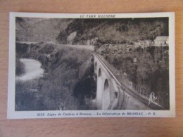 Tarn - Ligne De Chemin De Fer De Castres à Brassac - La Bifurcation De Brassac - Carte Animée, Non-circulée - Brassac