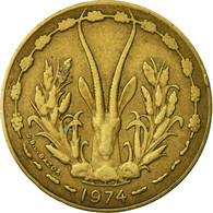 Monnaie, West African States, 10 Francs, 1974, Paris, TB+ - Ivory Coast