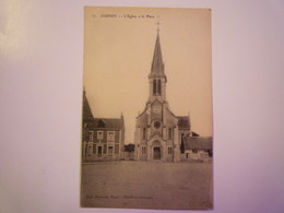 CERNOY  (Loiret)  :  L'Eglise Et La Place   XXX - Sonstige & Ohne Zuordnung