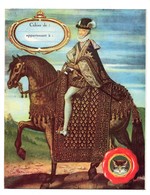 Protège-cahier Savon Ambré Le Chat Henri IV Roi De France Sur Son Cheval - Produits Ménagers