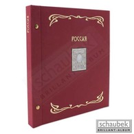 Schaubek Ds0026 Schraubbinder Leinen Schmal Rot, Reprint-Ausführung Rossia - Formato Grande, Fondo Negro