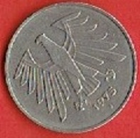 GERMANY # 5 MARK FROM 1975 - 5 Mark