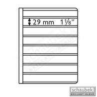 Schaubek EB29 Uniflex-Blatt - 8 Streifen, 29 Mm X 195 Mm Pack. Zu 5 Stück - Autres & Non Classés