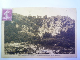 CHAMBON-sur-VOUEIZE  (Creuse)  :  GORGES  De La Voueize    1934   XXX - Crocq