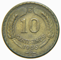 [NC] CILE - 10 CENTESIMOS 1966 (nc3889) - Chile