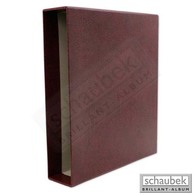 Schaubek Schutzkassette Für Ringbinder "Diplomat" Rot - Autres & Non Classés