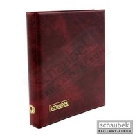 Schaubek Numismatik Ringbinder Genius, Kunstleder Wattiert, Rot MZ9201 - Supplies And Equipment