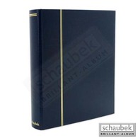 Schaubek Rb-1123 Universal-Folienblattalbum Attaché Für FDC Mit 20 Blatt Fo-112 Mit 2 Taschen 220x145 Mm Blau - Groß, Grund Schwarz