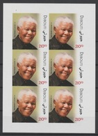 IMPERF ND Djibouti Dschibuti 2018 Mi. ? M/S Joint Issue PAN African Postal Union Nelson Mandela Madiba 100 Years - Yibuti (1977-...)