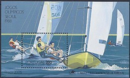 Portugal  1988  Yvertn° Bloc 61 *** MNH Cote 10 Euro Sport Seoul - Blocks & Sheetlets