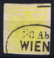 Austria Mi 1 Xa HP Type 1x  Obl./Gestempelt/used  Zugstempel - Used Stamps