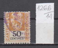 14K1266 / Canton Bern GEBUHRENMARKE 50 Centimes , Bear Bären Ursidae , Revenue Fiscaux , Switzerland Suisse - Fiscaux